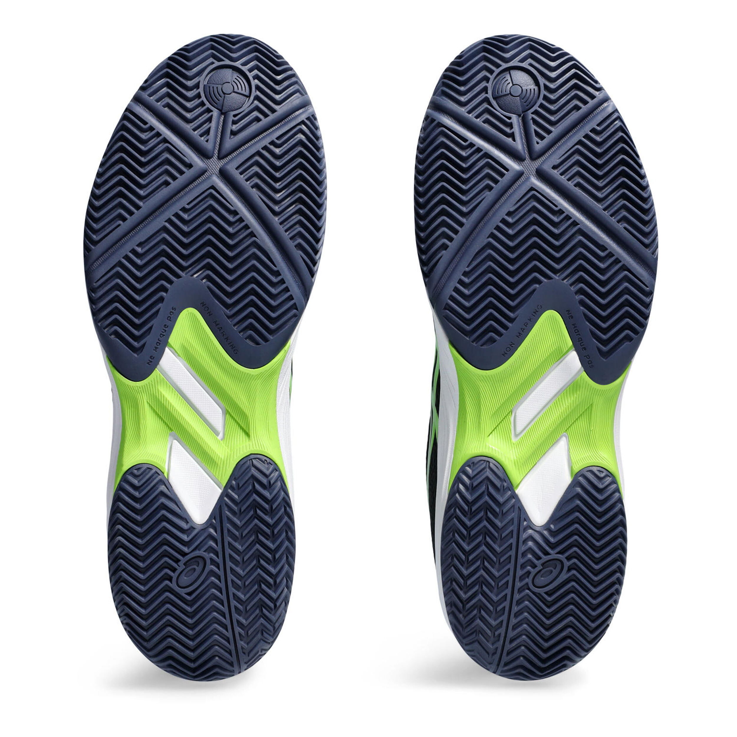 Buy ASICS Gel Game 9 Chaussures Padel Hommes Noir Vert Fluo online Tennis Point CH