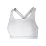 Crossback Mid Soutien-gorge Sport Femmes-Blanc,Gris