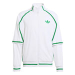 V&ecirc;tements adidas adidas Veste De Surv&ecirc;tement Hommes-Blanc,Vert
