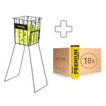 Balle de tennis Tennis-Point Tennis-Point Premium Tube De 4