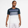 Court Dri-FIT Advantage Print T-shirt Hommes - bleu, blanc