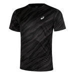 Vêtements ASICS ASICS Core AOP Maillot De Course Hommes-Noir