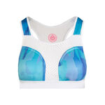 V&ecirc;tements BIDI BADU BIDI BADU Singa Tech Soutien-gorge Sport Femmes-Blanc,Bleu Clair