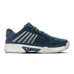 Chaussures de tennis K-Swiss K-Swiss Hypercourt Express 2 Chaussure Terre Battue Hommes-Bleu Petrol, Gris Clair