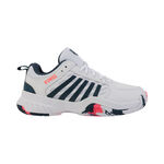 Chaussures de tennis K-Swiss K-Swiss Court Express 2 Chaussures Toutes Surfaces Enfants-Blanc,Bleu Petrol