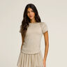 All Day T-shirt Femmes-Beige