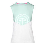 V&ecirc;tements BIDI BADU BIDI BADU Elinam Lifestyle D&eacute;bardeur Tank Top Femmes-Mint, Cr&egrave;me