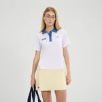 V&ecirc;tements Ellesse Ellesse Di Lepre Polo Femmes-Blanc,Bleu
