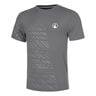Receiver Embossed T-shirt Hommes - gris, blanc