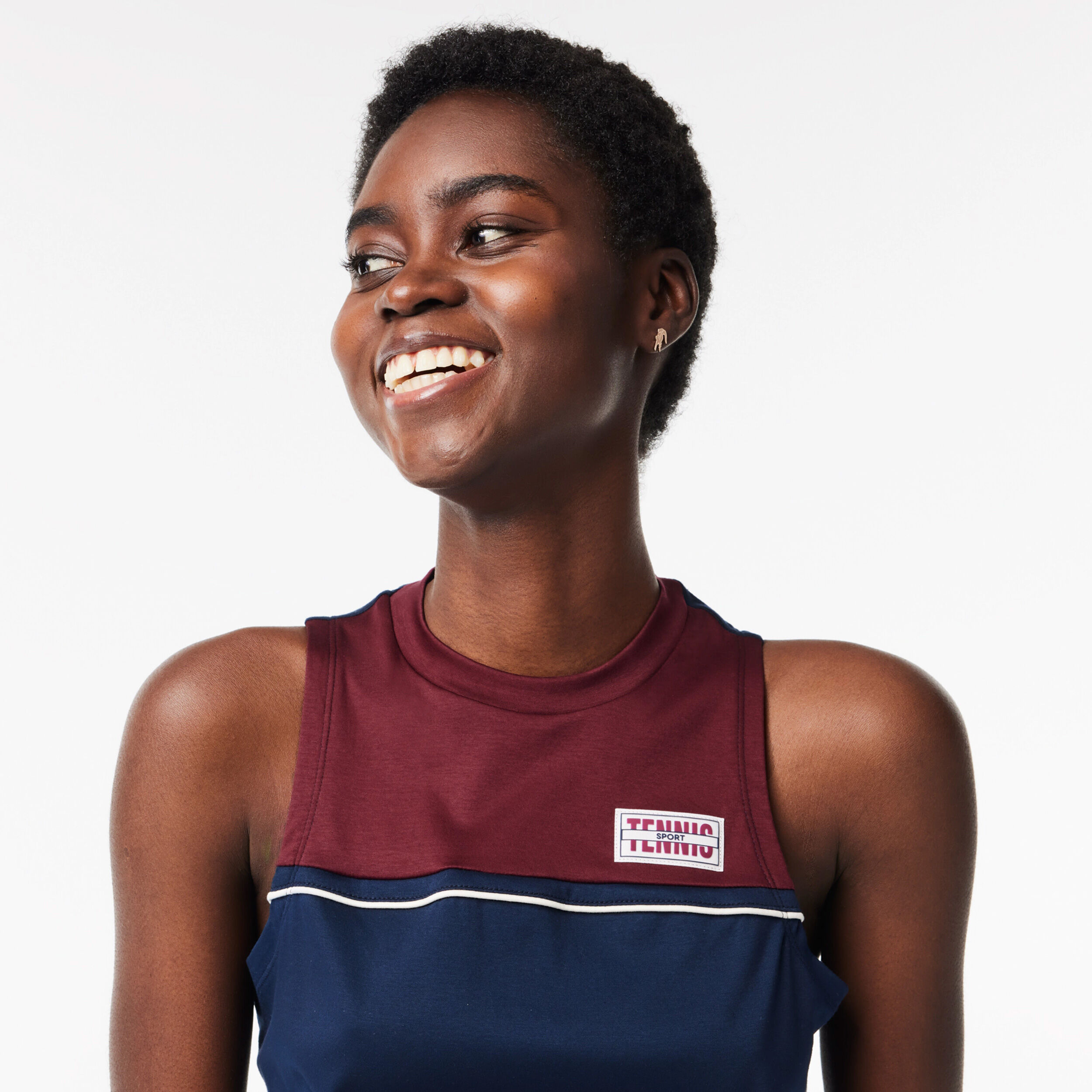 Buy Lacoste Active Performance Debardeur Tank Top Femmes Bleu Fonce Rouge Fonce online Tennis Point CH