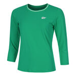 V&ecirc;tements Racket Roots Racket Roots Teamline Haut Manches Longues Femmes-Vert