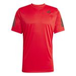Vêtements adidas adidas Club 3Stripes T-shirt Hommes - rouge, 