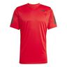 Club 3Stripes T-shirt Hommes - rouge, 