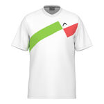 V&ecirc;tements HEAD HEAD Topspin T-shirt Hommes-Blanc,Rouge