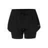 Velociti Pro 4in 2n1  Short de running Femmes-noir, argent