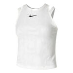 V&ecirc;tements Nike Nike Dri-Fit Slam D&eacute;bardeur Tank Top Femmes-Blanc,Or