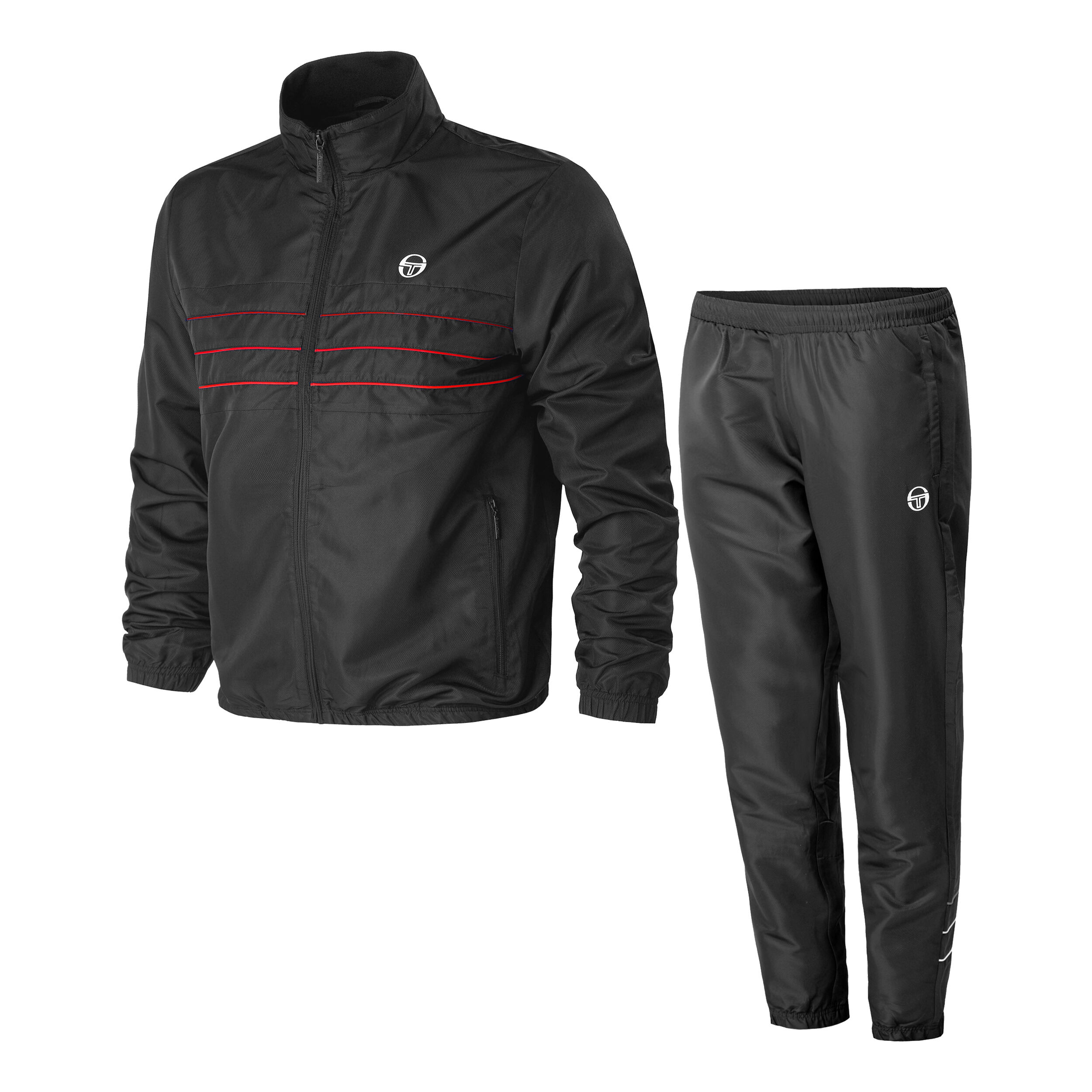 Buy Sergio Tacchini Amarilis Surv tement Hommes Noir Rouge