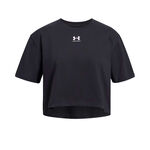 Vêtements Under Armour Under Armour Rival T-shirt Filles - noir, 