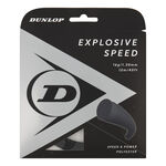 Dunlop Dunlop Explosive Speed Cordage En Garniture 12m-Noir