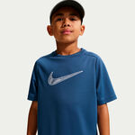 V&ecirc;tements Nike Nike Dri-Fit Multi  T-shirt Gar&ccedil;ons-bleu petrol