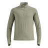 Zeroweight Warm Mid Layer 1/2 Zip Maillot De Course Hommes-Vert Olive