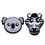 Accessoires Raquettes Gamma ZooDamp 2er Schildkröte, Löwe