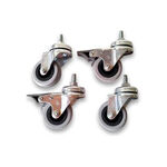 Équipement technique Gamma Gamma Rollen Set Für Standard Trépied-Argent,Noir