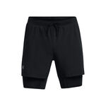 V&ecirc;tements Under Armour Under Armour Launch 5 Inch 2-in-1 Short De Running Hommes-Noir
