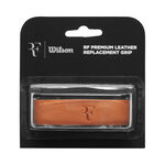 Grips Wilson Wilson RF Leather Replacement Grip Pack 1 Unité-Marron