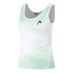 V&ecirc;tements HEAD HEAD Spirit II D&eacute;bardeur Tank Top Femmes-Mint, Blanc