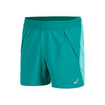 V&ecirc;tements ASICS ASICS Road 5in Short de running Hommes-turquoise