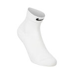 Vêtements Nike Nike Fast Midweight Ankle Chaussettes de running Unisex - blanc, vert fluo