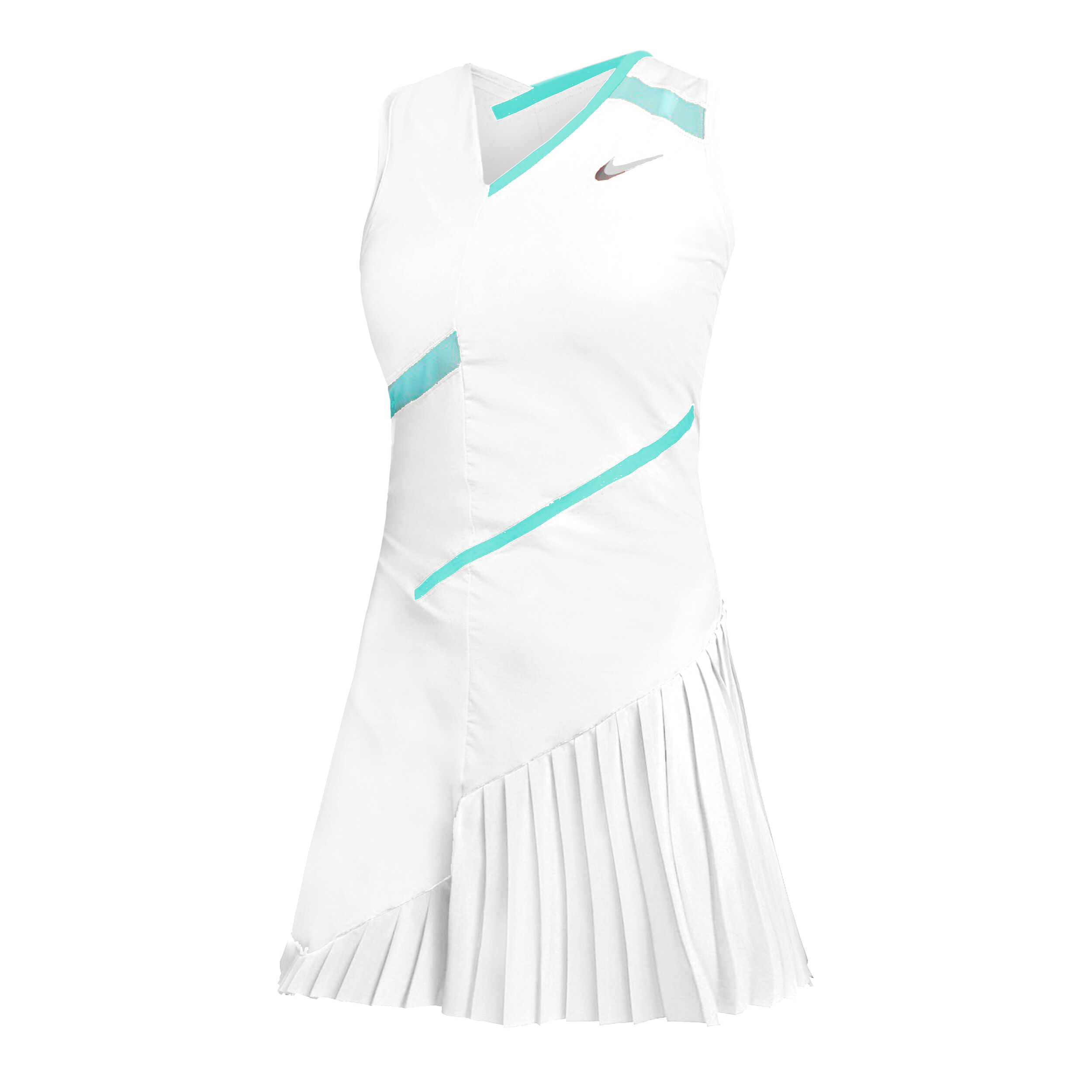 Buy Nike Court Dri Fit Robe Femmes Blanc Turquoise online Tennis Point CH