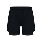 V&ecirc;tements Odlo Odlo Zeroweight 5in 2in1 Short de running Hommes-noir