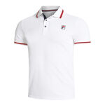 Vêtements Fila Fila Core Button Piro Polo Hommes-Blanc,Rouge