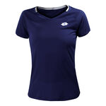 Lotto Lotto Squadra II PL T-shirt Femmes - bleu fonc&eacute;, blanc
