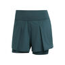 Match Shorts Femmes-Bleu Petrol