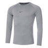 Pro Haut Manches Longues Hommes-Gris Clair