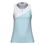 V&ecirc;tements HEAD HEAD Spirit D&eacute;bardeur tank top Femmes - bleu clair, blanc