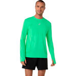 V&ecirc;tements ASICS ASICS Road Seamless Maillot de course Hommes-vert, vert