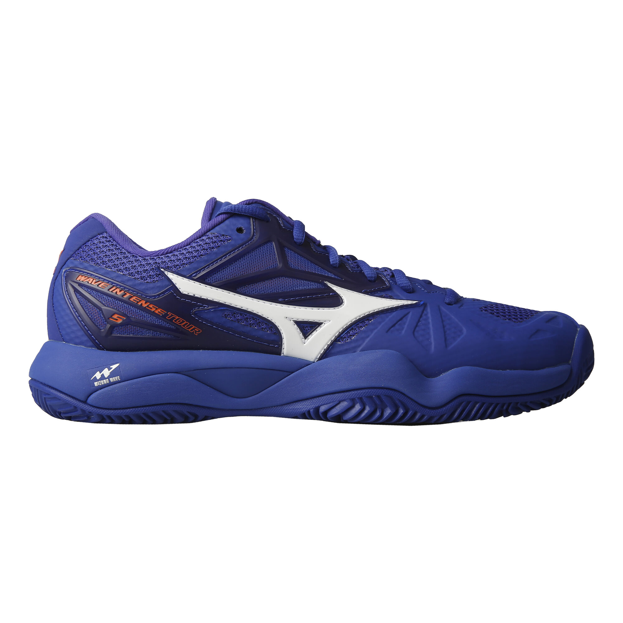 Mizuno Wave Intense Tour 5 Clay Chaussure Terre Battue Hommes - Bleu Foncé , Blanc online kaufen