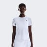 Court T-shirt Femmes-Blanc,Multicouleur