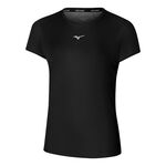 V&ecirc;tements Mizuno Mizuno Core Graphic Maillot De Course Femmes-Noir