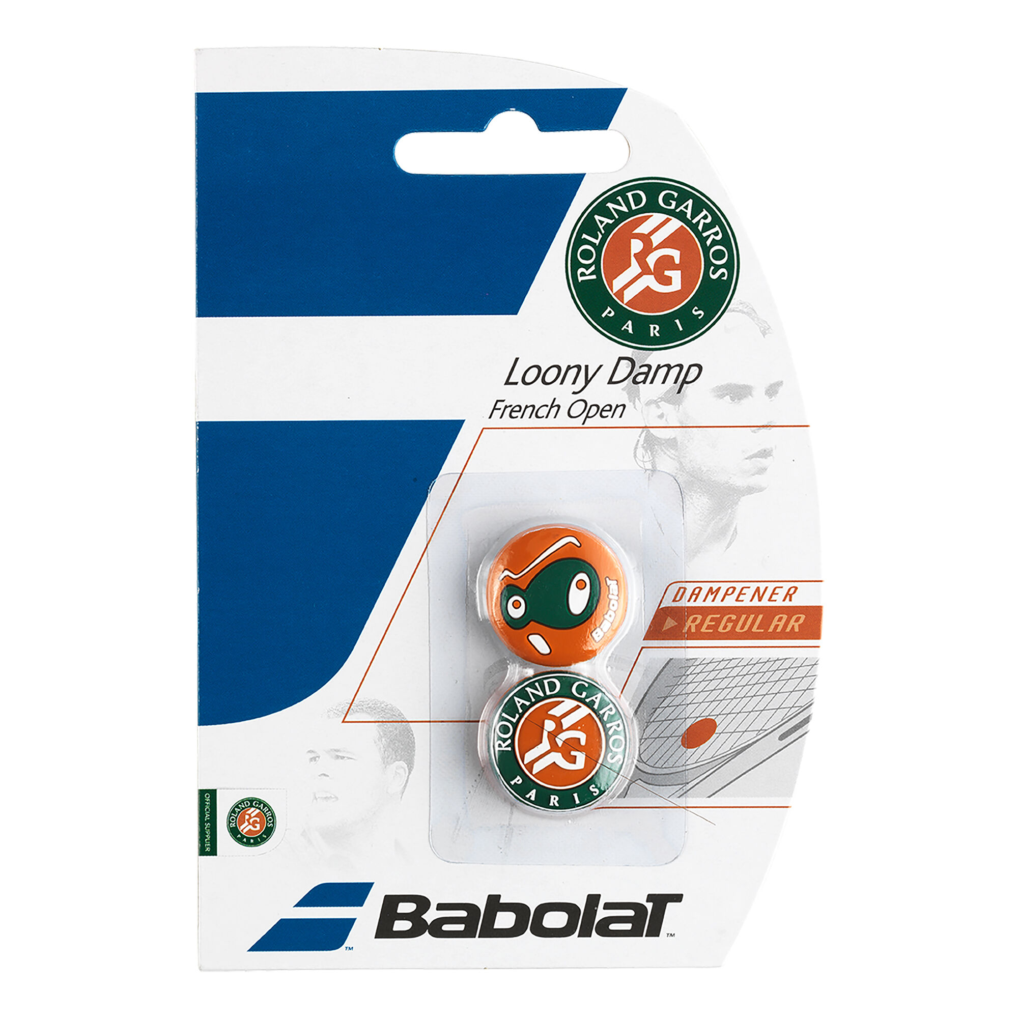 Buy Babolat Loony Roland Garros Antivibrateur Pack De 2 Unités Multicouleur  online