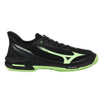 Mizuno Mizuno WAVE EXCEED TOUR 7 PADEL Chaussures padel Hommes-noir, vert fluo