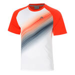 V&ecirc;tements de tennis HEAD HEAD Topspin T-shirt Hommes-rouge, blanc