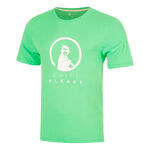 V&ecirc;tements de tennis Quiet Please Quiet Please Trainings T-shirt Hommes - vert, blanc