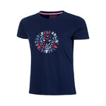 V&ecirc;tements BIDI BADU BIDI BADU New York 2024 Chill T-shirt Filles - bleu fonc&eacute;, rouge