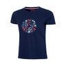 New York 2024 Chill T-shirt Filles - bleu fonc&eacute;, rouge