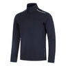 Leon Quarter Zip Haut manches longues Hommes-bleu fonc&eacute;